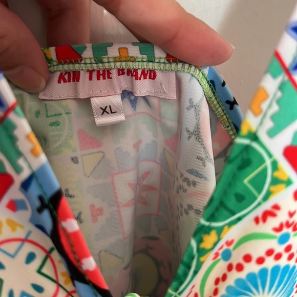 Kiki The Brand Mosaic Tile Butterfly Top - Picture 3 of 4